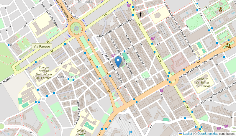 Mapa de C.S. A LOS ANGELES