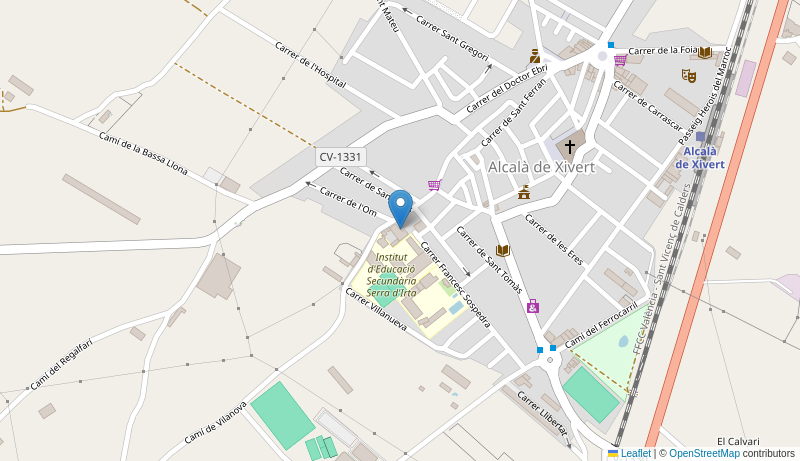 Mapa de C.S. ALCALA XIVERT