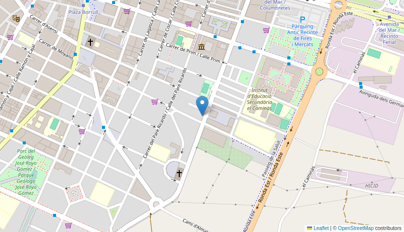 Mapa de C.S. Centro de salud de FERNANDO CATOLICO