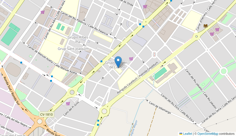Mapa de C.S. Centro de salud de  PALLETER