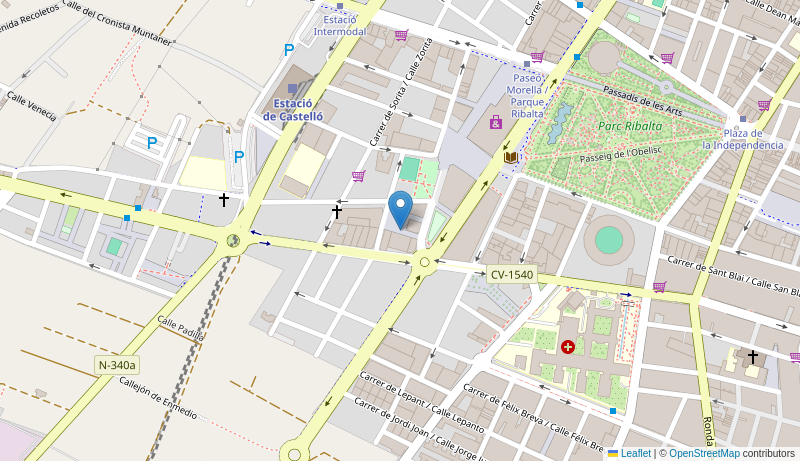 Mapa de C.S. Centro de salud de  PINTOR SOROLLA