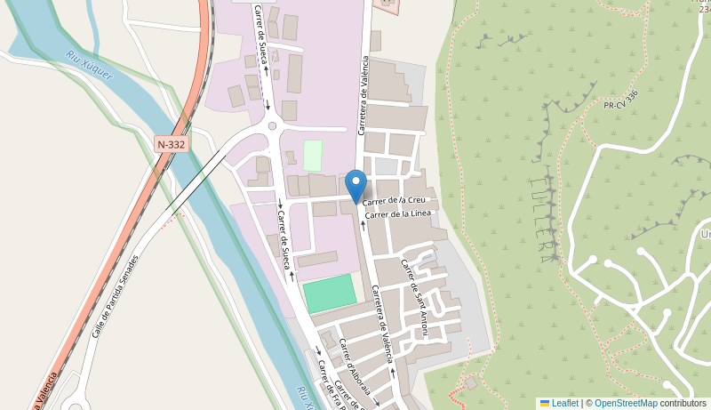 Mapa de C.S. CULLERA RAVAL