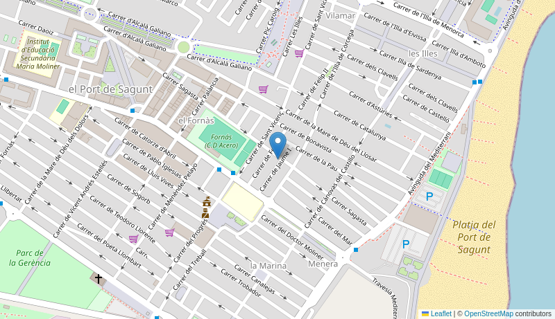 Mapa de C.S. PUERTO DE SAGUNTO II