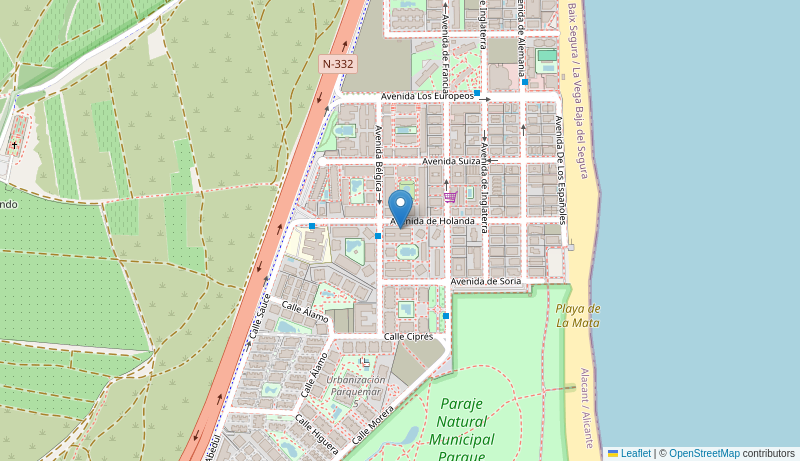 Mapa de C.S. TORREVIEJA LA MATA