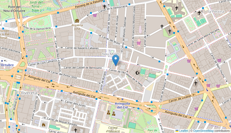 Mapa de C.S. VALENCIA NOU MOLES