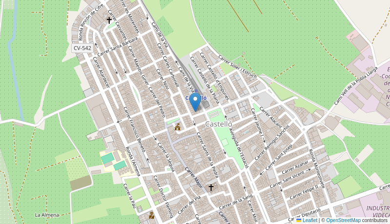 Mapa de CENTRO DE SALUD DE CASTELLO