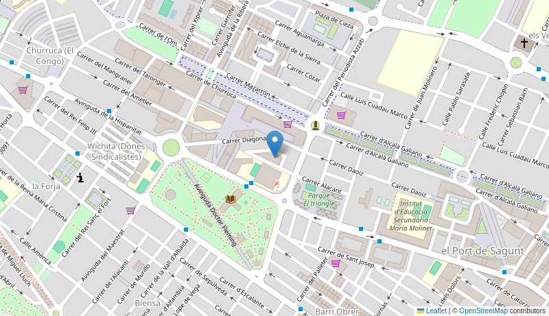 Mapa de CENTRO DE SALUD DE PUERTO DE SAGUNTO