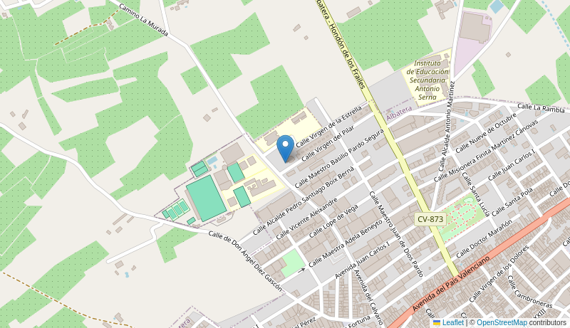 Mapa de Centro de salud de ALBATERA