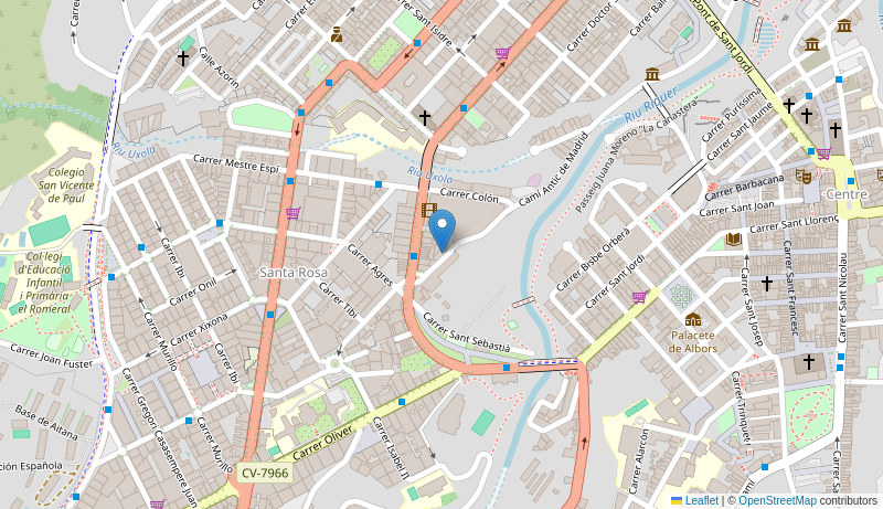 Mapa de Centro de salud de ALCOI FABRICA