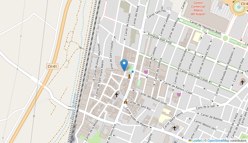 Mapa de Centro de salud de  CARCAIXENT