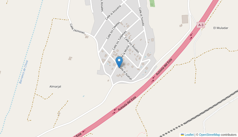 Mapa de Centro de salud de  CHIVA