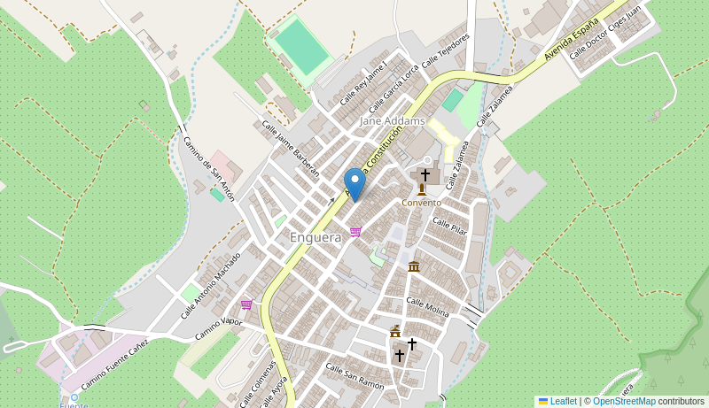 Mapa de Centro de salud de ENGUERA