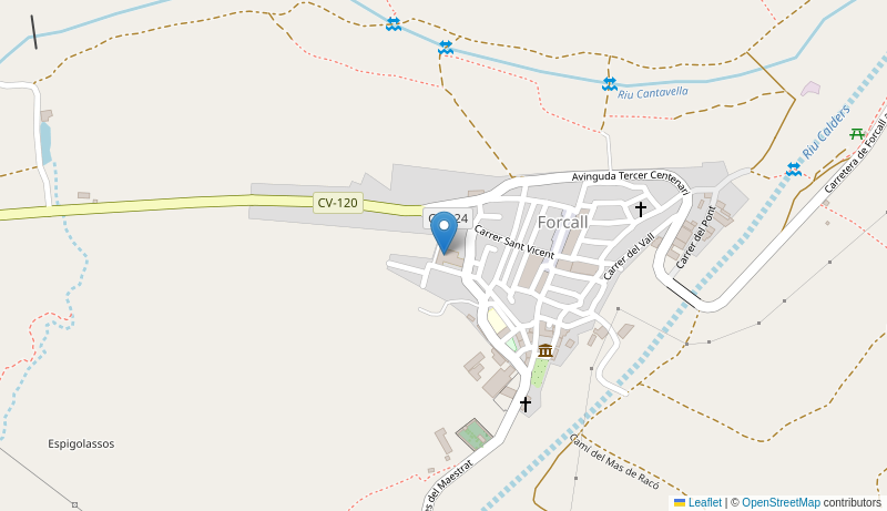 Mapa de Centro de salud de FORCALL