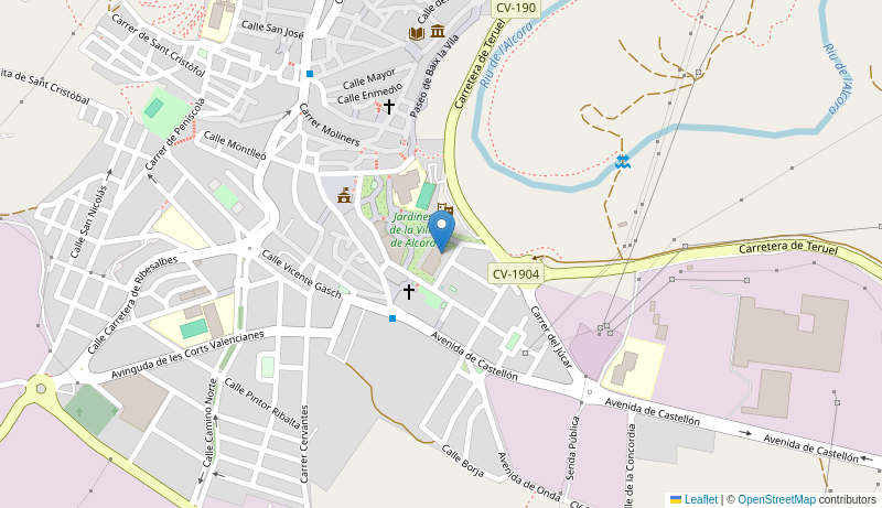 Mapa de Centro de salud de  L ALCORA