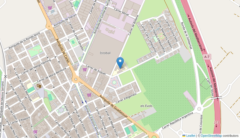 Mapa de Centro de salud de  L ALCUDIA