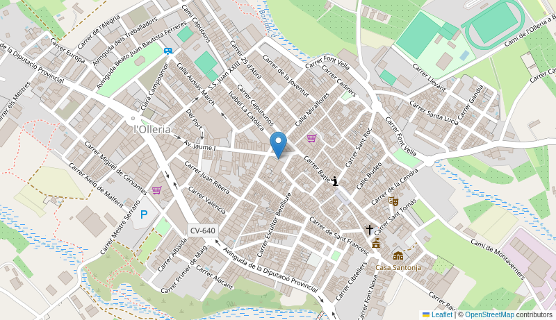 Mapa de Centro de salud de  L OLLERIA