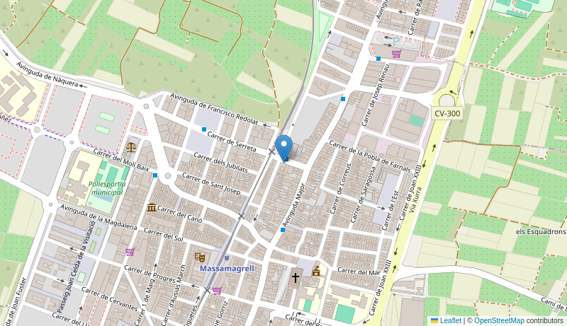 Mapa de Centro de salud de  MASSAMAGRELL
