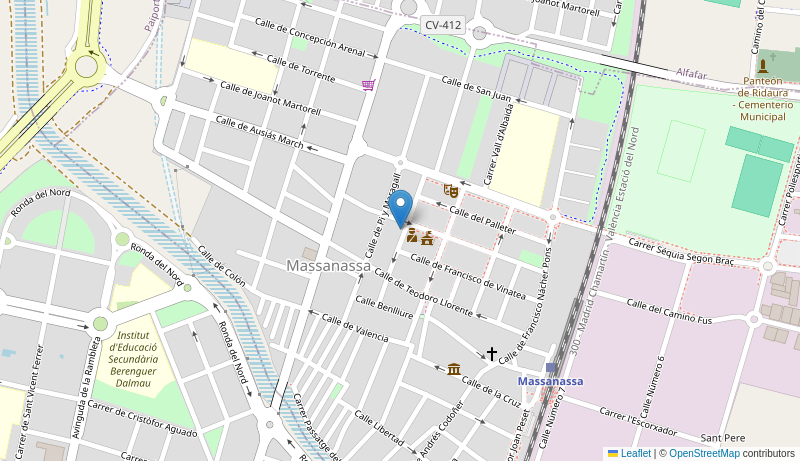Mapa de Centro de salud de  MASSANASSA