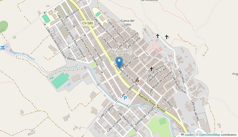 Mapa de Centro de salud de  NAVARRES