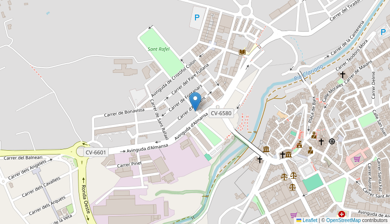 Mapa de Centro de salud de  ONTINYENT S RAFAE