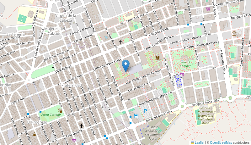 Mapa de Centro de salud de PETRER 2