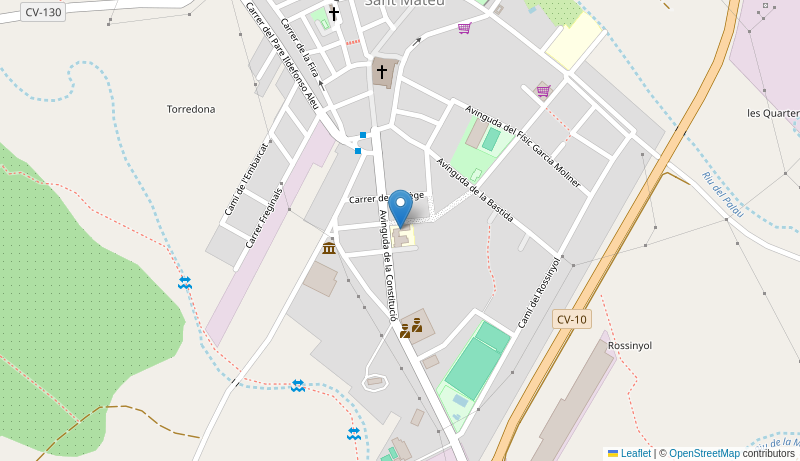 Mapa de Centro de salud de  SANT MATEU