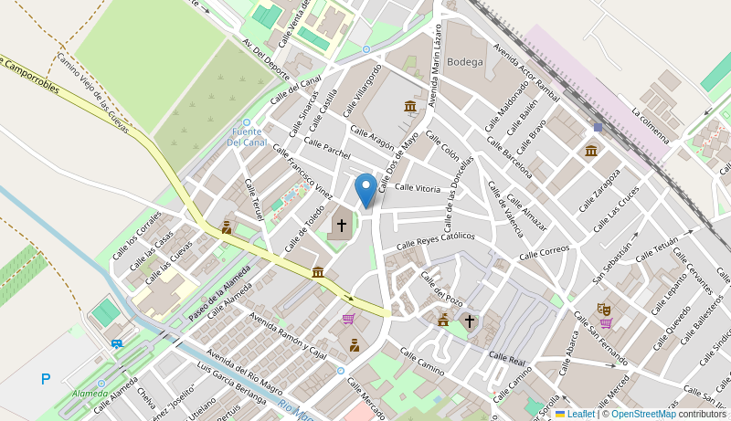 Mapa de Centro de salud de UTIEL