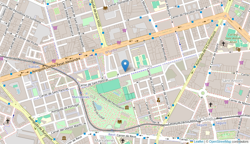 Mapa de Centro de salud de  V JUST RAMIREZ