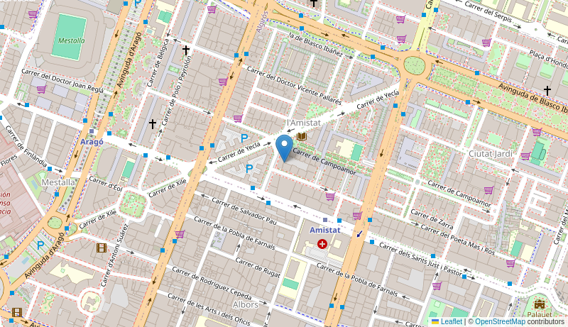 Mapa de Centro de salud de  V REPUBLICA ARGEN