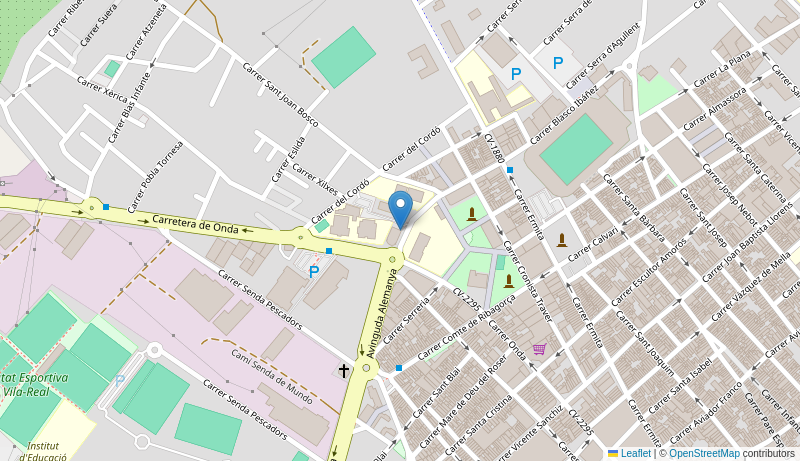 Mapa de Centro de salud de VILA-REAL BOVILA