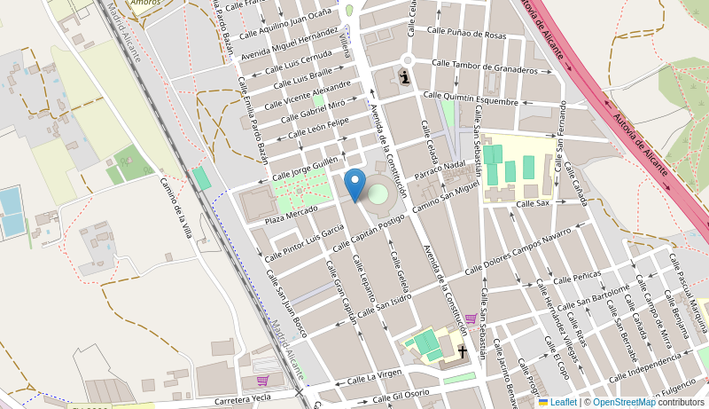 Mapa de Centro de salud de VILLENA 2