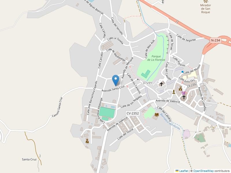 Mapa de Centro de salud de VIVER