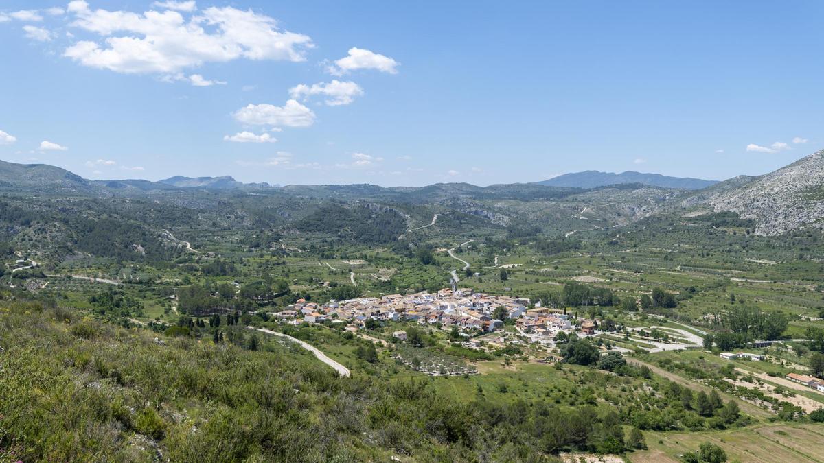 foto sobre la Vall D'alcalà