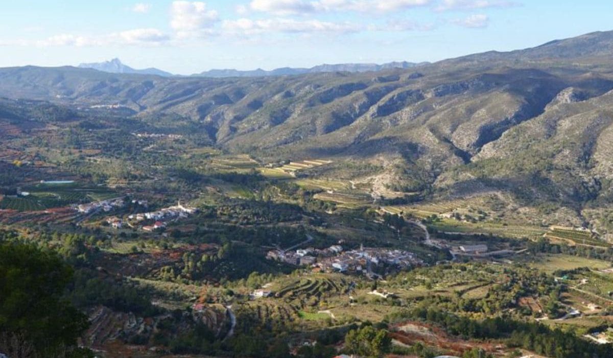 foto sobre la Vall de Gallinera