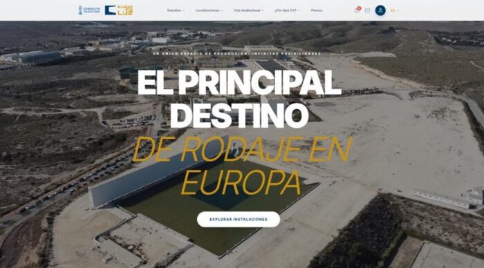 Ciudad de la Luz pone en marcha su nueva plataforma para dar a conocer y conectar al ecosistema audiovisual de la Comunitat Valenciana
