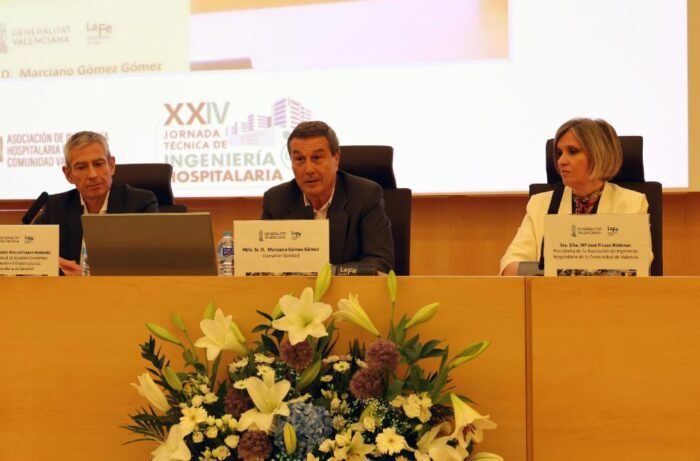 Gómez destaca el papel fundamental de la ingeniería hospitalaria en la ejecución de 300 millones de euros invertidos en infraestructuras y tecnología en 2025
