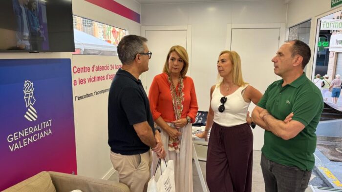 Camarero destaca el refuerzo de la protección a víctimas de violencia sexual durante las Hogueras y la atención especializada del Punto Violeta itinerante