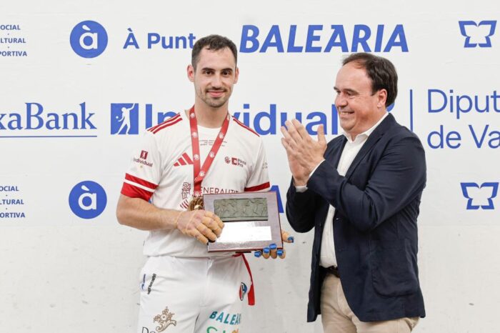 Pérez Llorca asiste a la final d’escala i corda del Campeonato Individual - Trofeu President de la Generalitat 2026 en la que Giner se impone a Palau
