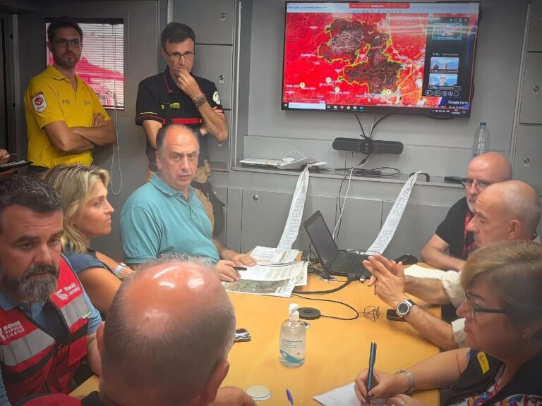 Emergencias informa de que la dirección de la extinción ya ha dado por estabilizado el incendio forestal de la Vall d’ Uixó