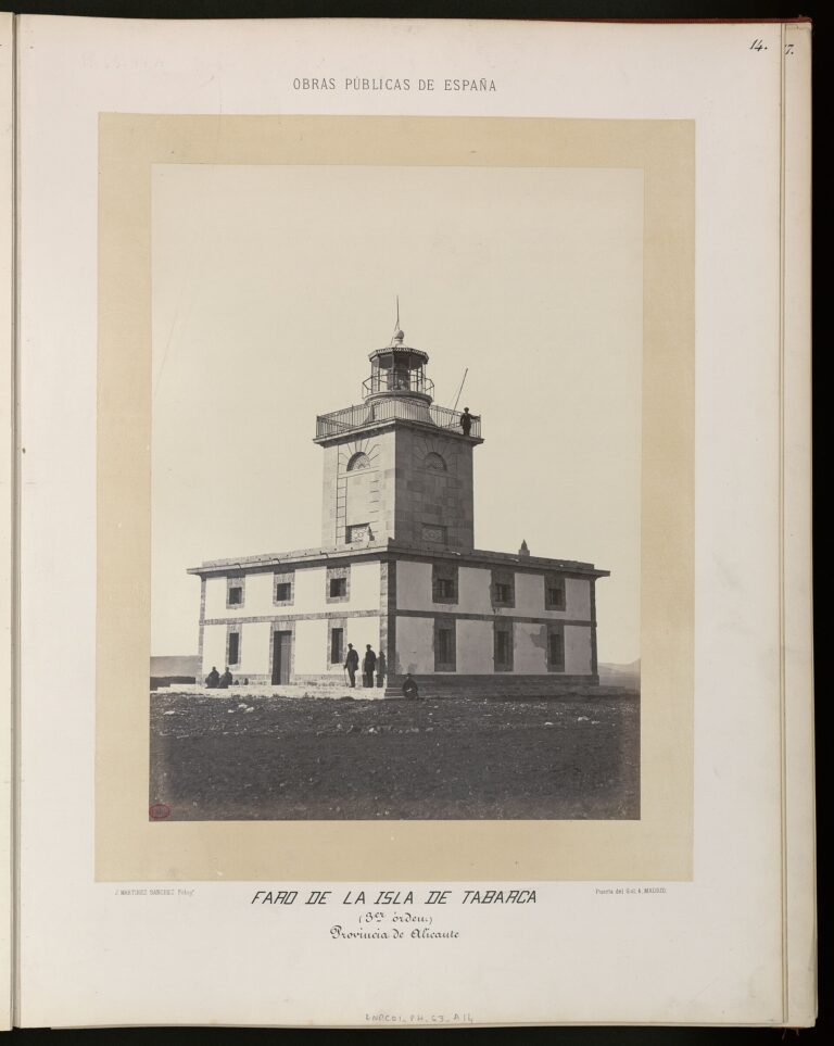 File:Faro de la Isla de Tabarca (3r orden). Provincia de Alicante - Obras Publicas de Espana - Martinez-Sanchez José - btv1b10482845v.jpg
