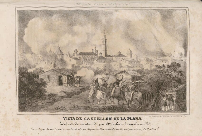 File:1845, Historia de Cabrera y de la guerra civil en Aragón, Valencia y Murcia, Vista de Castellón de la Plana.jpg