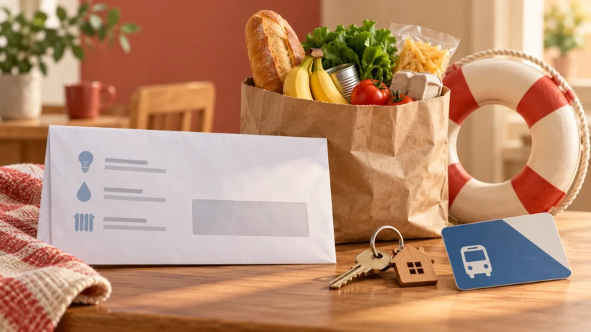 Factura de subministraments, aliments, clau i transport com a conceptes d’ajuda d’emergència social