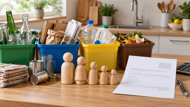 Reciclatge domèstic, cinc figures familiars i rebut sense dades