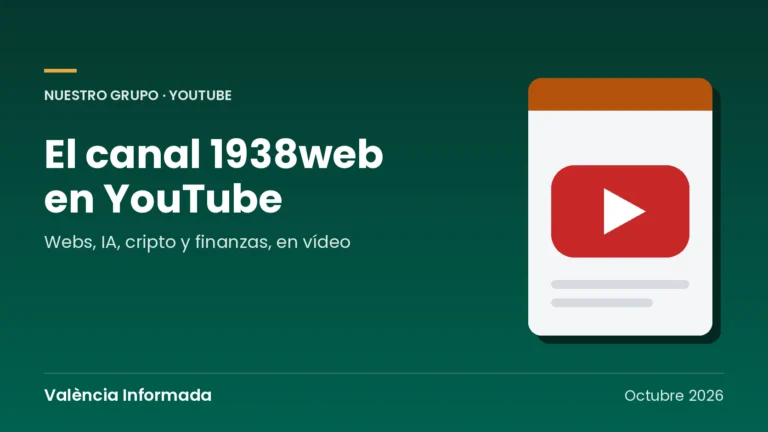 1938web en YouTube: vídeos sobre webs con IA, SEO, AdSense y el caso BlockFi y Celsius