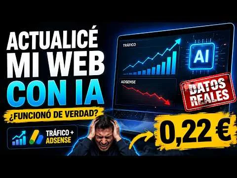 Actualicé mi web con IA: ¿funcionó de verdad?